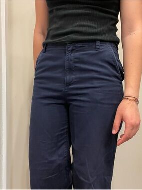 GAP Navy Straight Leg Pants